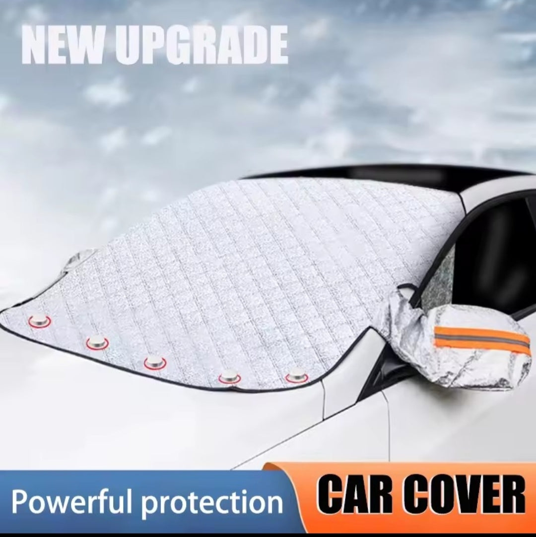 Car Windshield Snow & Sun Protection Cover – Anti UV, Anti Frost & Dust Shield